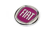 Fiat Emblema (rosso V2, autoadesivo) 95 mm foto 2