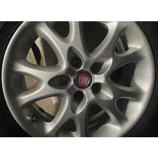 Copri mozzo ruota V2 49/42.5 mm rossi (4 pz, 0735448759) foto 1