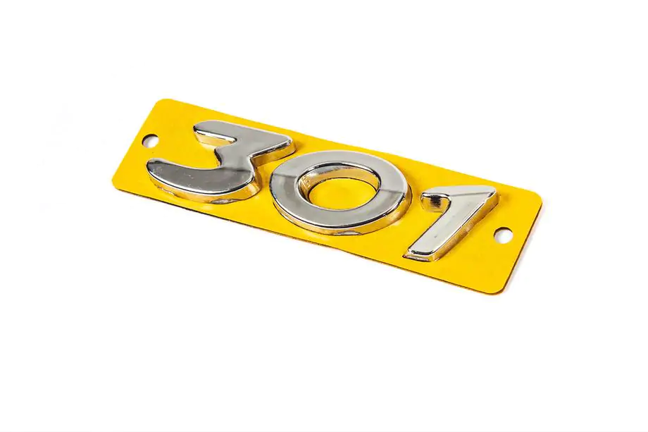 Peugeot 301 2012- Scritta 301 (9678485280) Image
