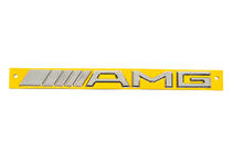 Mercedes-Benz Badge AMG (20cm, ABS, cromo) foto 2