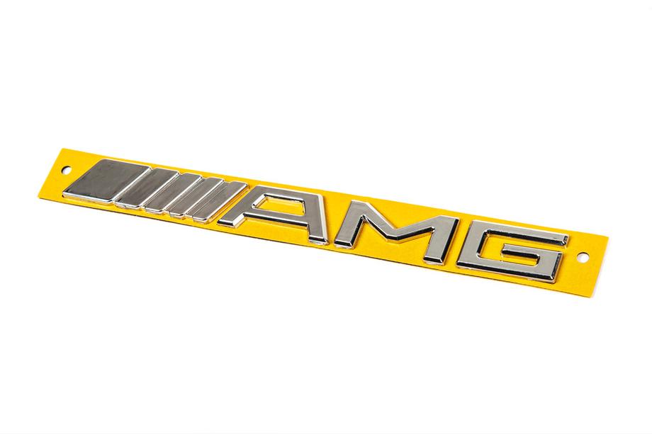 Mercedes-Benz Badge AMG (20cm, ABS, cromo) Image
