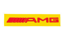 Mercedes-Benz Emblema AMG (20cm, ABS, rosso) foto 2
