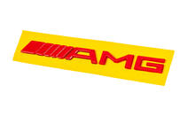 Mercedes-Benz Emblema AMG (20cm, ABS, rosso) foto 1