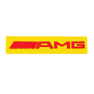 Emblema AMG (20cm, ABS, rosso) foto 2