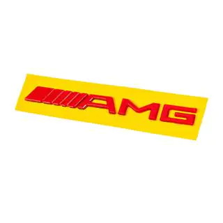 Emblema AMG (20cm, ABS, rosso) foto 1