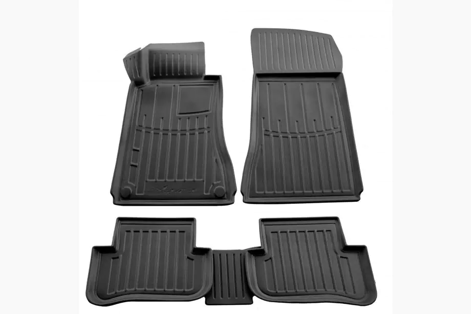 Mercedes C-class W203 2000-2007 Tappetini in gomma Stingray 3D (5 pz, poliuretano) Image