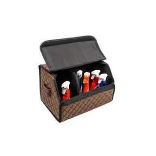 Borsa Organizer Bagagliaio ECO (50x30x30, Marrone) foto 2