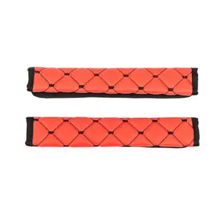 Copri cintura di sicurezza ECO (2 pz, Rosso con cuciture nere) foto 3