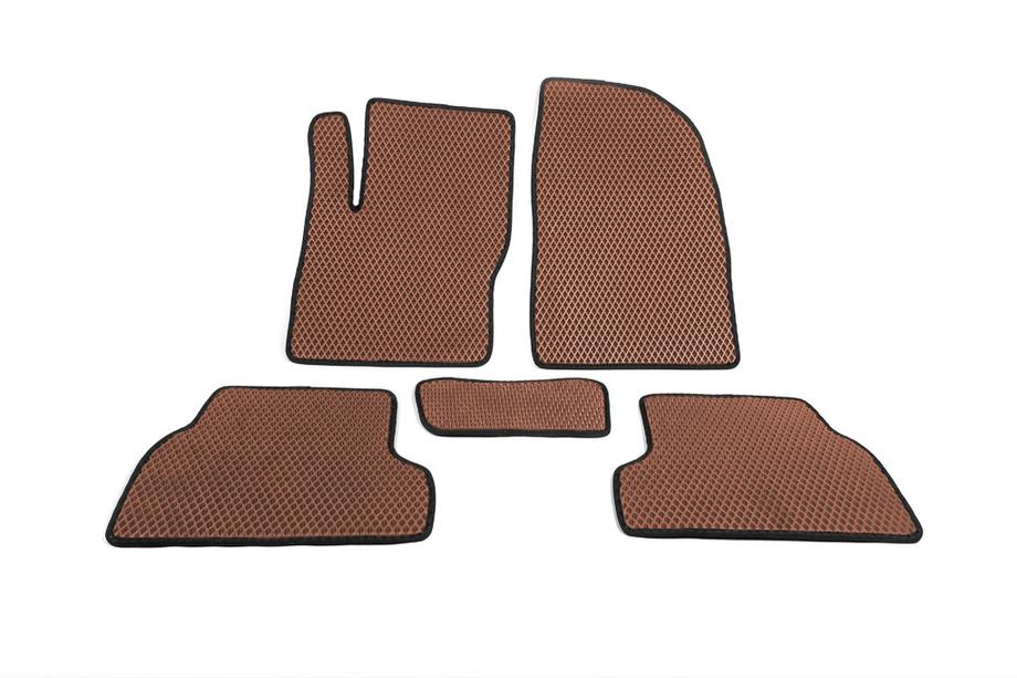 Ford Focus II 2008-2011 Tappetini EVA (Marrone) Image