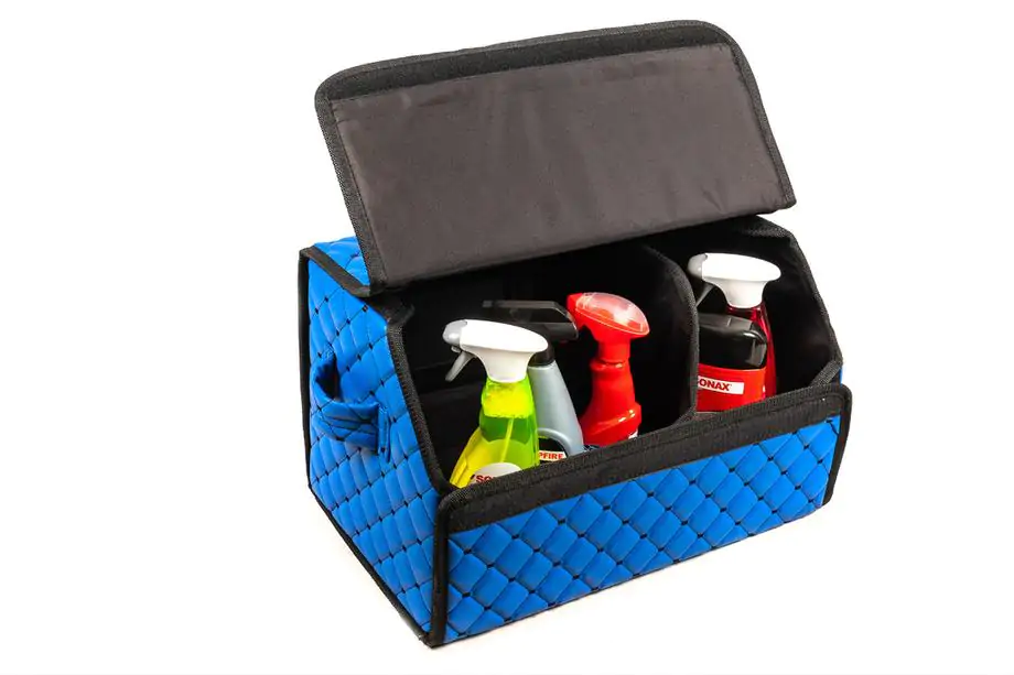 Borsa organizer bagagliaio ECO (50x30x30, blu) Foto 1