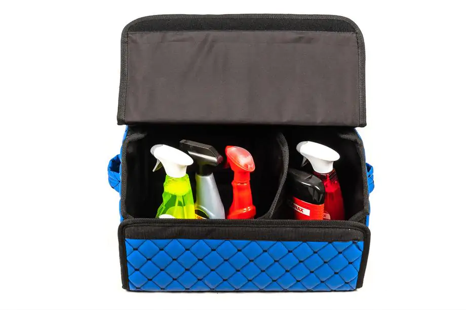 Borsa organizer bagagliaio ECO (50x30x30, blu) Foto 5