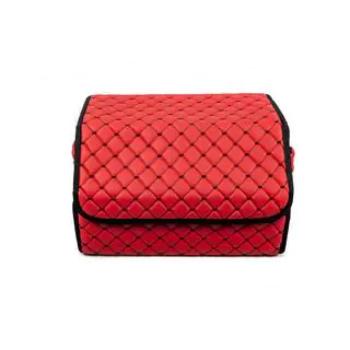 Borsa organizer bagagliaio ECO (50x30x30, rossa) foto 3