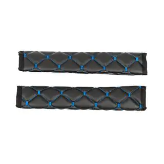Copri cintura di sicurezza ECO (2 pz, Nero con cuciture blu) foto 4