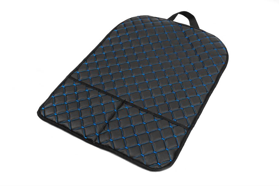 Organizer Schienale Sedile ECO (1 pz, Nero con Cuciture Blu) Foto 4
