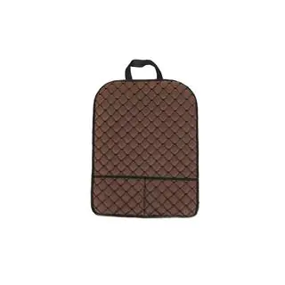 Organizer Schienale Sedile ECO (1 pz, Marrone con Cuciture Nere) foto 3