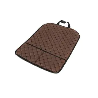 Organizer Schienale Sedile ECO (1 pz, Marrone con Cuciture Nere) foto 4