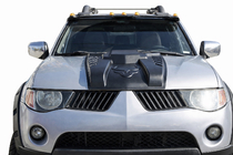 Mitsubishi L200 2006-2015 Presa d'aria cofano V2 (ABS) foto 2