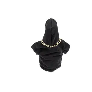Copertura Leva Cambio Stile Felpa con Cappuccio (Nero, Laccio Arancione) foto 4