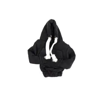Copertura Leva Cambio Stile Felpa (Nero, Laccio Bianco) foto 3