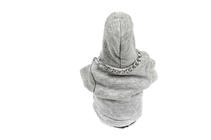 Copri leva cambio hoodie (grigio, cordoncino bordeaux) foto 4