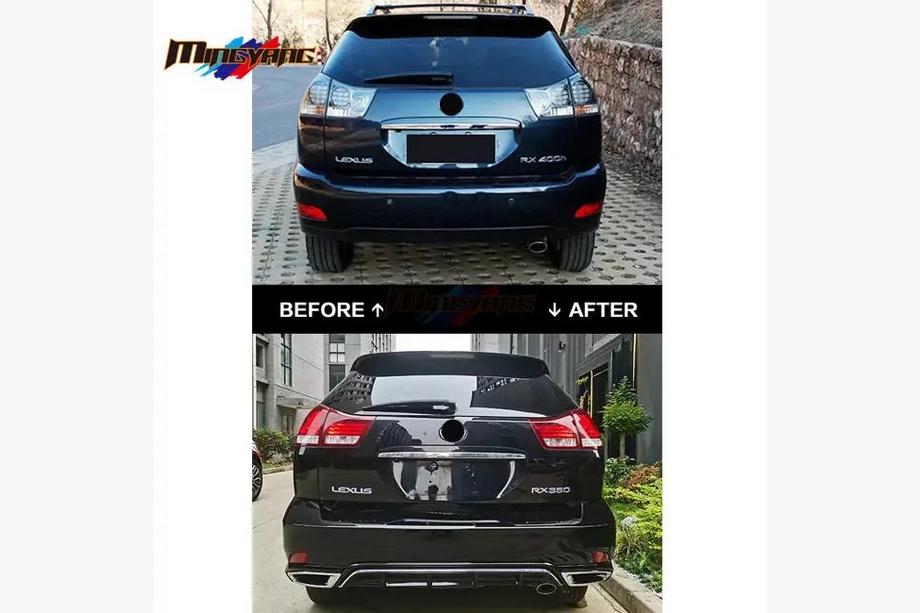 Lexus RX 2003-2009 Kit restyling al 2021 (para urti, fari, fanali posteriori) Foto 3