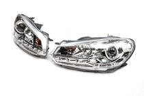 Volkswagen Golf 6 2008-2014 Fari Anteriori Silver (2 pz, LED) foto 1