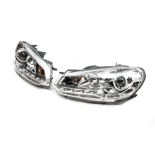 Fari Anteriori Silver (2 pz, LED) Volkswagen Golf 6 2008-2014 foto 1
