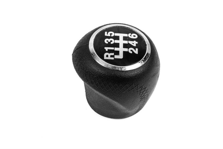 Fiat Doblo II 2010-2022 Pomello cambio 6 marce V4 55346753 (nero+cromo) Image