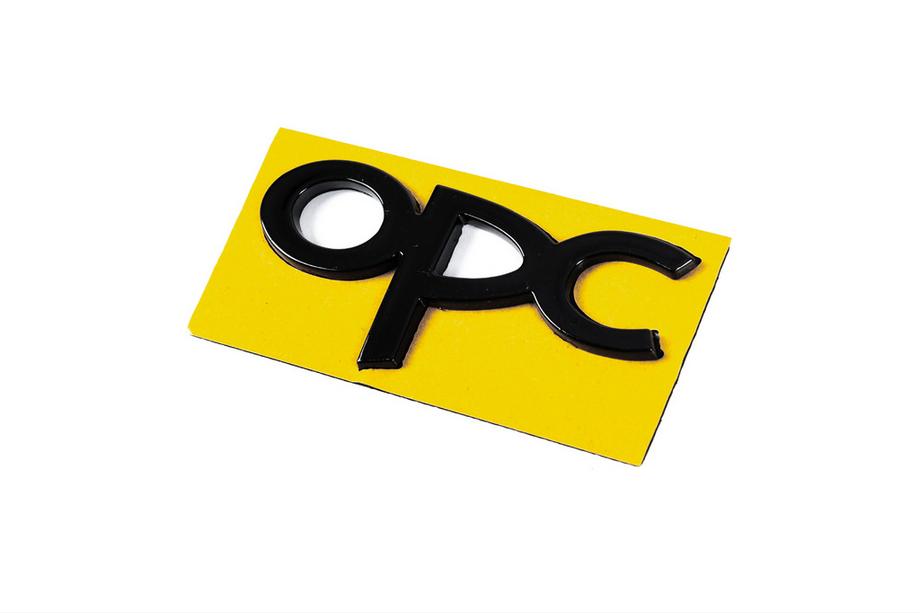 Opel Emblema OPC 36mm x 85mm (Nero) Foto 2