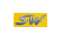 Peugeot 407 2004-2011 Scritta SW (64mm x 21mm) foto 1