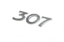 Peugeot 307 2001-2008 Scritta 307 (105mm x 30mm) foto 2