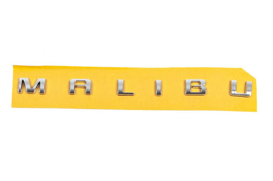 Chevrolet Malibu 2011-2018 Scritta Malibu 84290798 (256mm x 18mm) Image