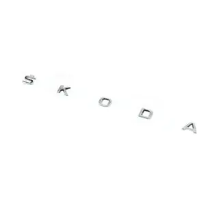 Scritta Skoda (490mm x 32mm) foto 2