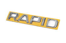 Skoda Rapid 2012-2019 Scritta Rapid (130 mm x 22 mm) foto 2