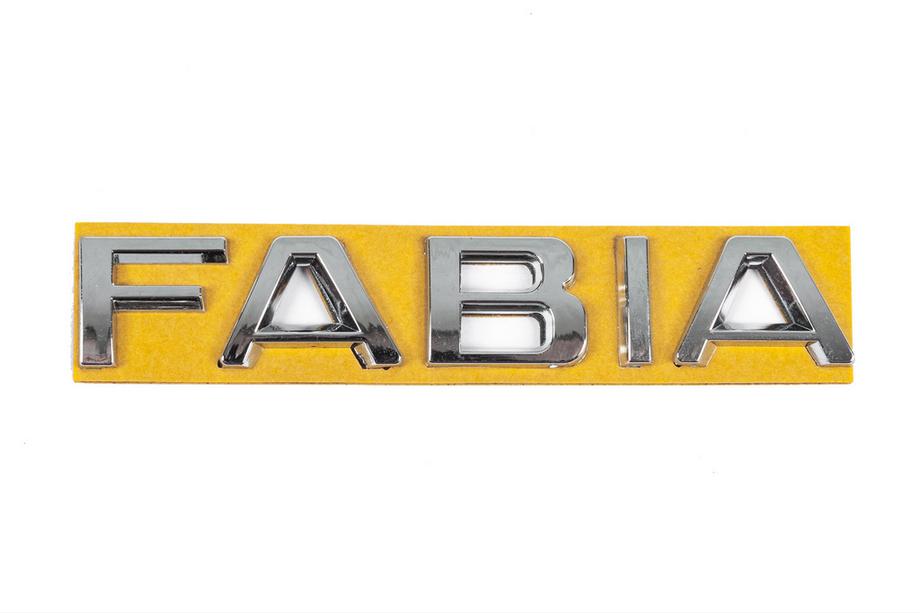 Skoda Fabia 2014-2021 Scritta Fabia (130 mm x 22 mm) Image