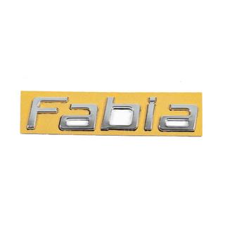 Scritta Fabia (125 mm x 25 mm) Skoda Fabia 2007-2014 foto 1