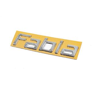 Scritta Fabia (125 mm x 25 mm) Skoda Fabia 2007-2014 foto 2