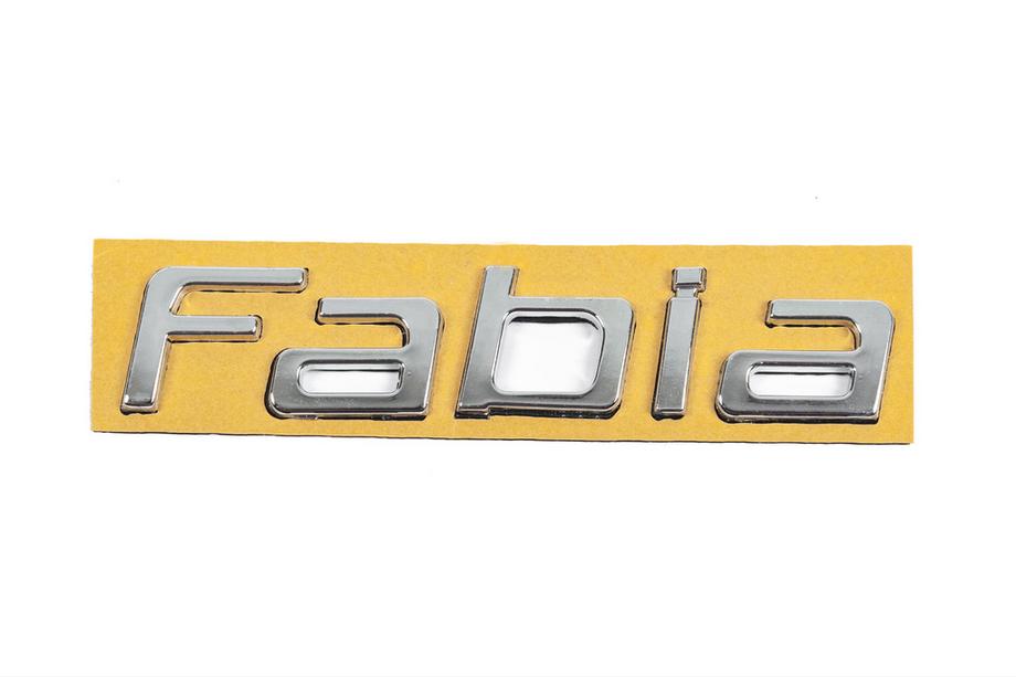 Skoda Fabia 2007-2014 Scritta Fabia (125 mm x 25 mm) Image