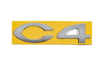 Citroen C-4 2004-2010 Scritta C4 8665.Y4 (108mm x 30mm) foto 1