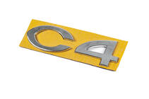 Citroen C-4 2004-2010 Scritta C4 8665.Y4 (108mm x 30mm) foto 2