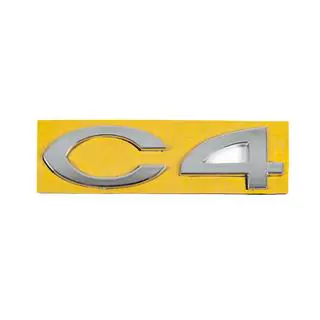 Scritta C4 8665.Y4 (108mm x 30mm)