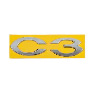 Scritta C3 (113mm x 30mm) foto 1
