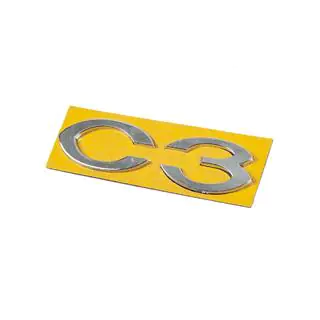 Scritta C3 (113mm x 30mm) foto 2