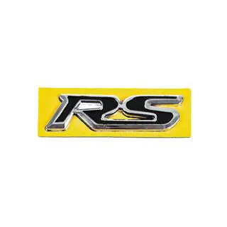 Emblema RS nero con cromo (95mm x 25mm) foto 1