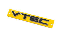 Honda Emblema VTEC nero con cromo (110mm x 15mm) foto 2