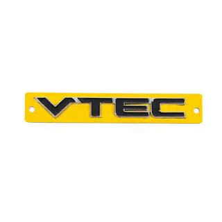 Emblema VTEC nero con cromo (110mm x 15mm) foto 1