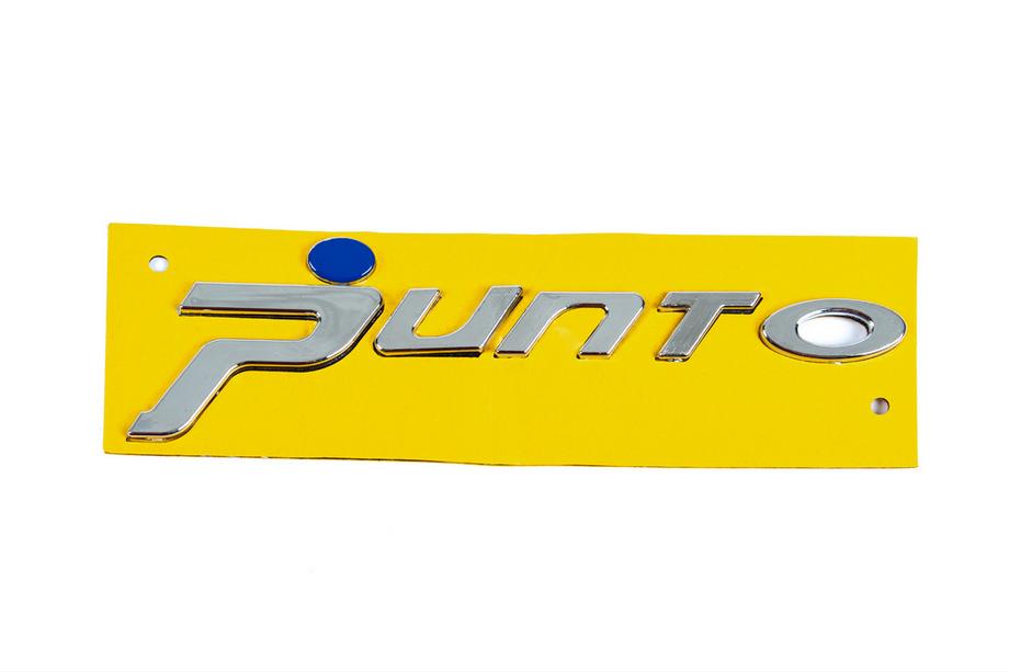 Fiat Punto Grande/EVO 2006-2018 Scritta Punto per Grande (punto blu, 1518a) Image