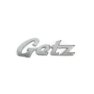 Scritta Getz (100mm x 38mm)