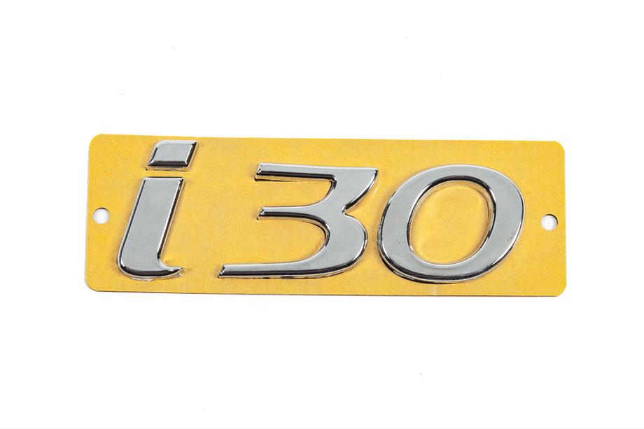 Hyundai I-30 2007-2011 Scritta I30 (108mm x 37mm) Image