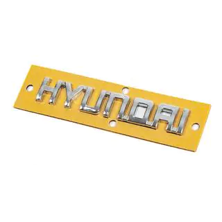 Scritta Hyundai (10.0cm x 1.5cm) foto 2